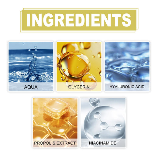 Propolis Niacinamide Glow Serum for Spots & Fine Lines