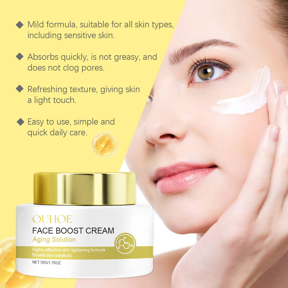 Collagen Firming Cream for Sagging Skin & Elasticity