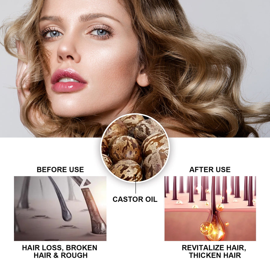 Hair Growth Serum with 5% Castor Oil & Biotin, 30ml