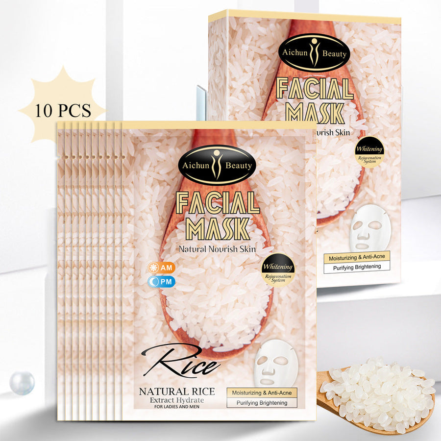 Rice Sheet Masks for Hydrated, Brighter-Looking Skin
