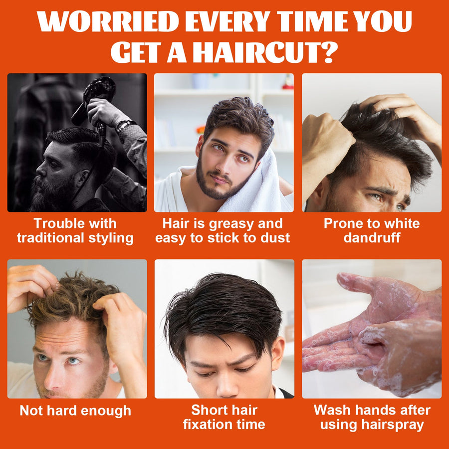Men's Hair Wax Comb for Lasting, Non-Greasy Style