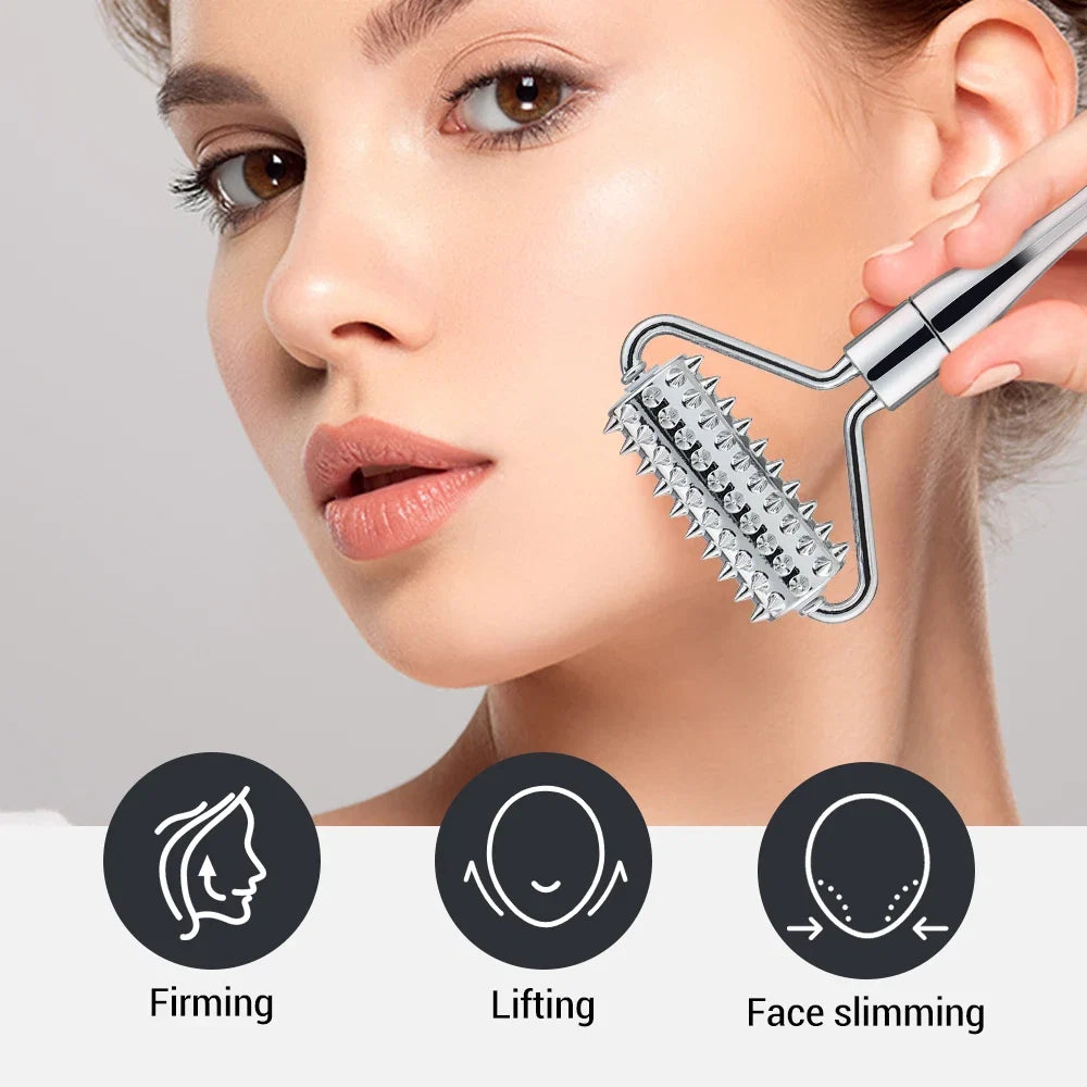 Facial Massage Roller for a Firmer-Looking, Refreshed Face