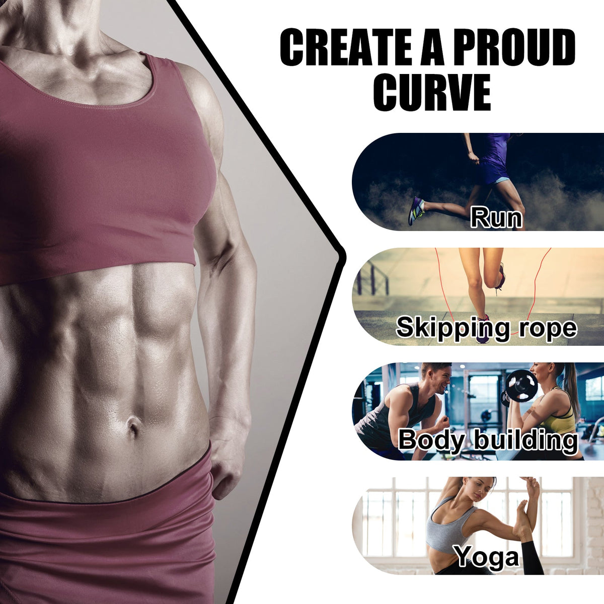 Muscle Sculpting Cream for Defined Abs & Waistline