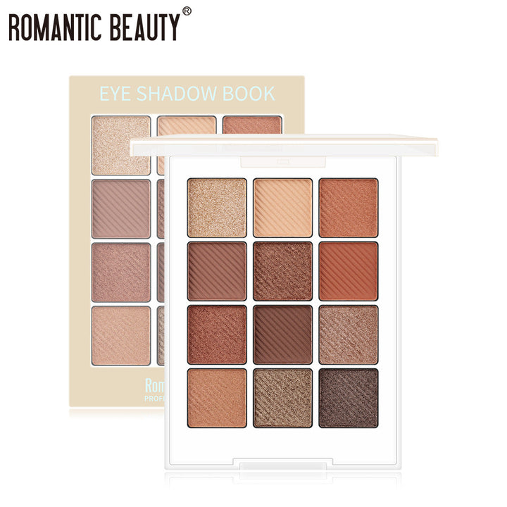 12-Color Eyeshadow Palette for Versatile Eye Looks