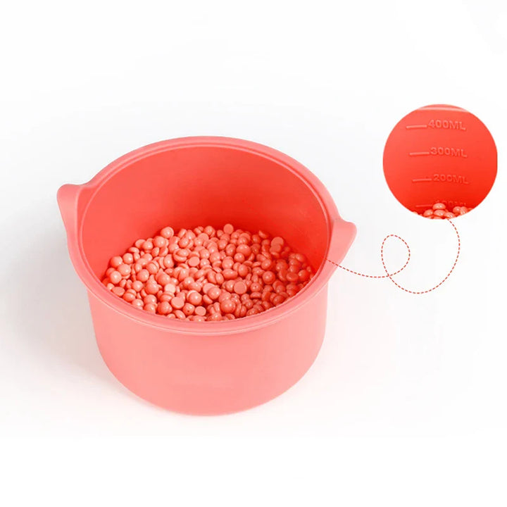 Silicone Wax Warmer Set — 5 Colorful Bowls for Easy, Pro