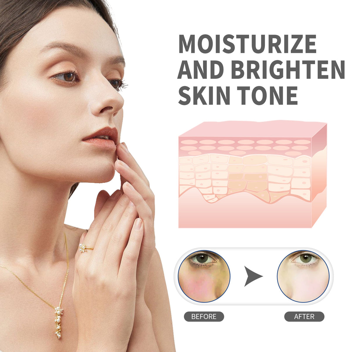 Hydrating Beauty Essence Cream for Dull, Tired Skin