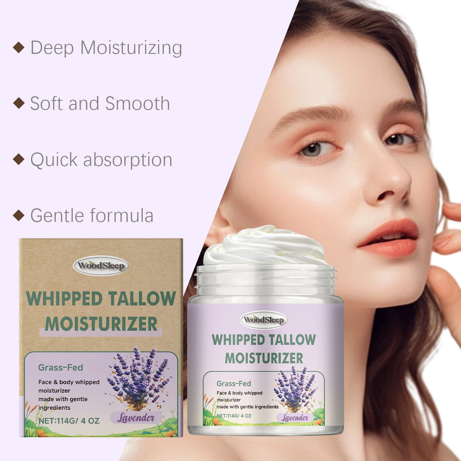 Lavender Tallow Moisturizer for Deep Dry Skin Relief