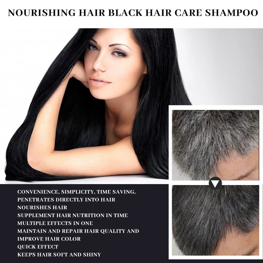 Gray Hair Darkening Shampoo with Nourishing Care