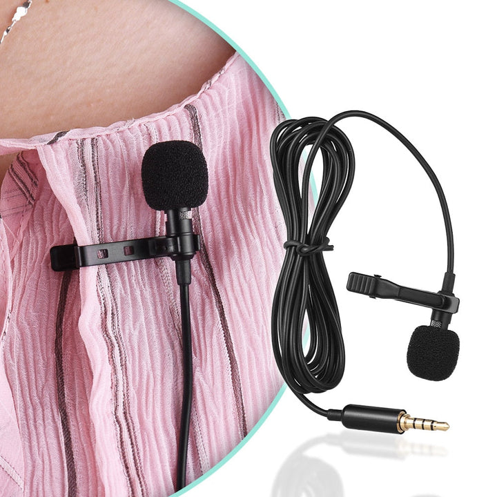 Clip‑On Lavalier Mic for iPhone & DSLR — Crystal‑Clear Audio