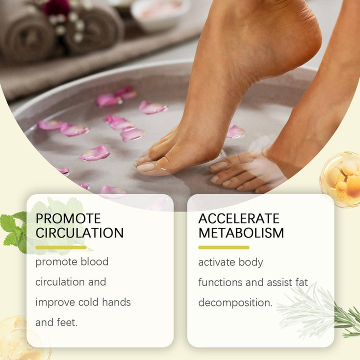 Herbal Foot Soak Gel for Sweaty, Tired Feet Relief