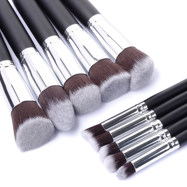 10‑Piece Makeup Brush Set — Flawless Blending for Face & Eyes