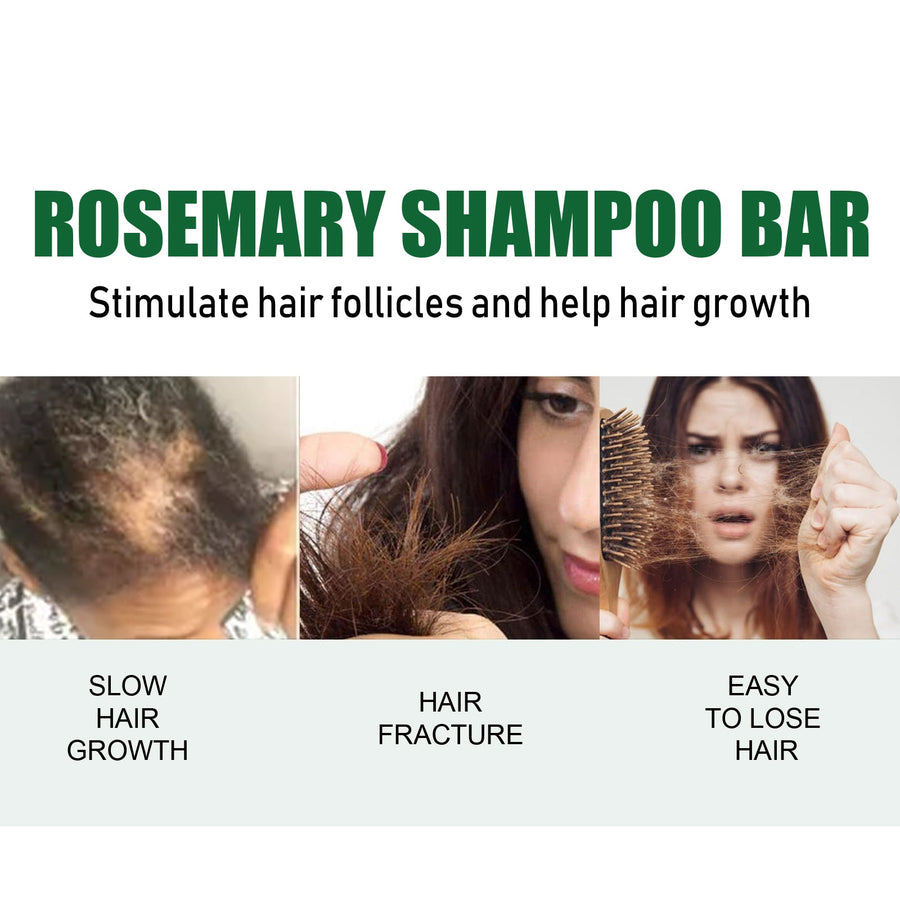 Rosemary Shampoo Bar for Scalp & Hair Strength Care