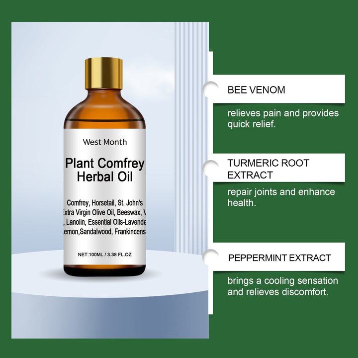 Herbal Joint Massage Oil for Stiffness & Mobility