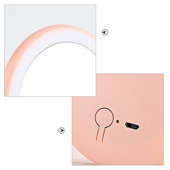 Round LED Makeup Mirror with 12 Lights — Flawless Makeup