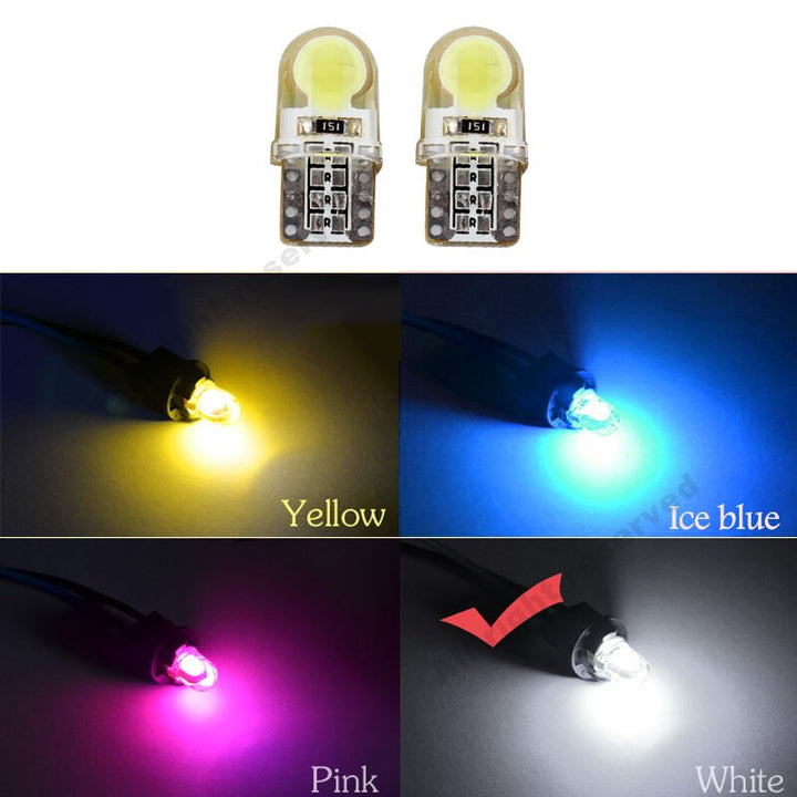 T10 LED Bulbs — 10-Pack Cold White 194 W5W Super Bright