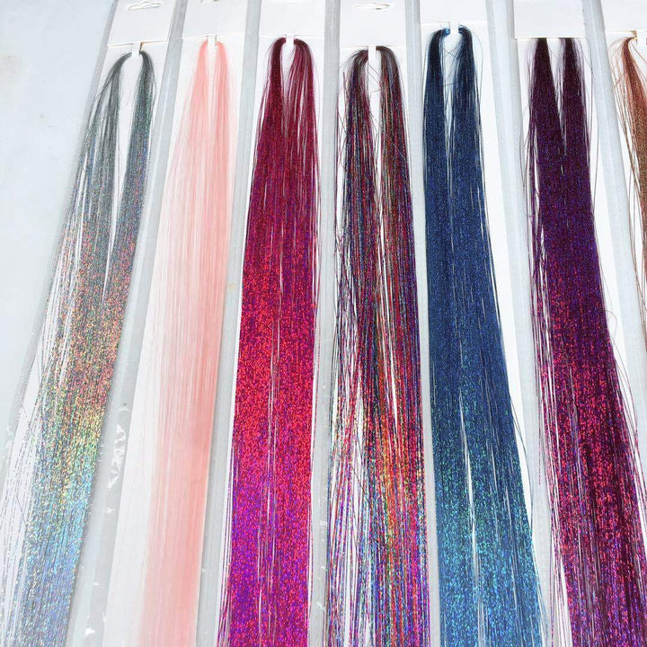 Silk Stripe Hair Extension — Instant Holographic Color, 100cm