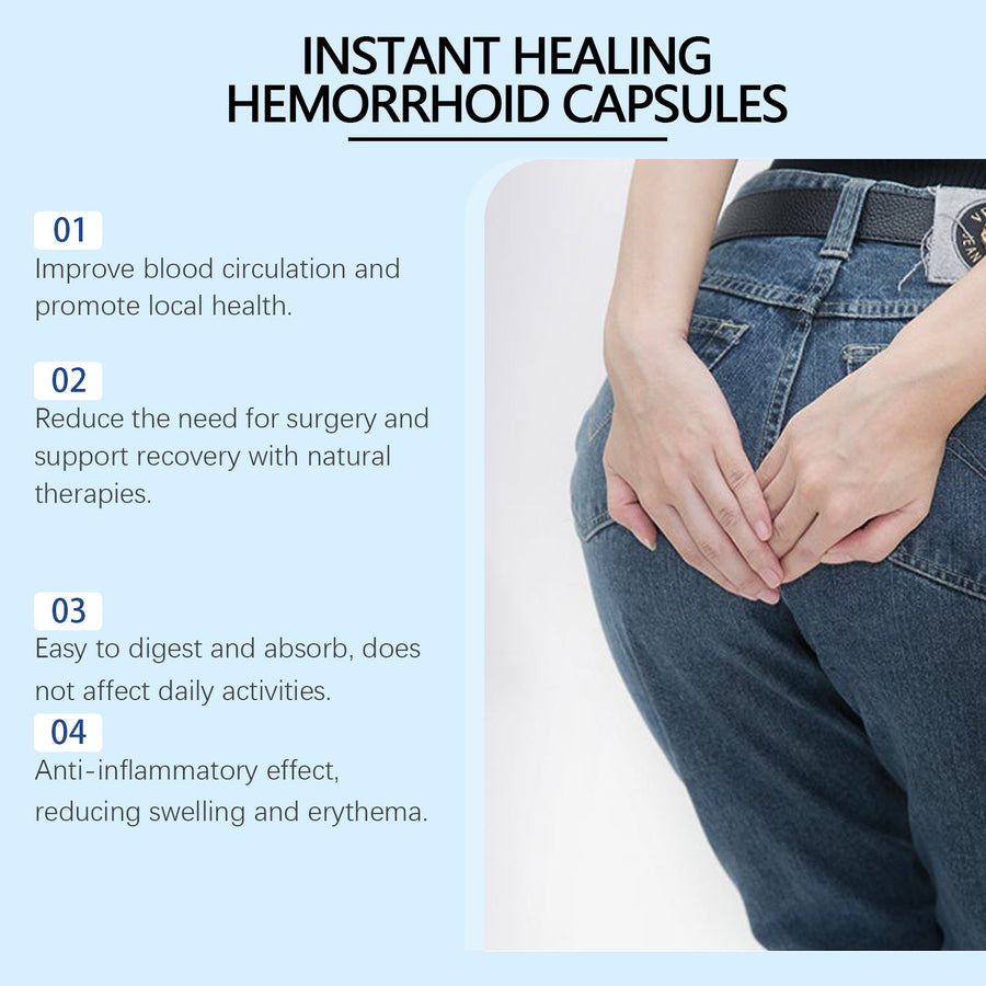 Herbal Hemorrhoid Capsules — Natural Relief from Perianal