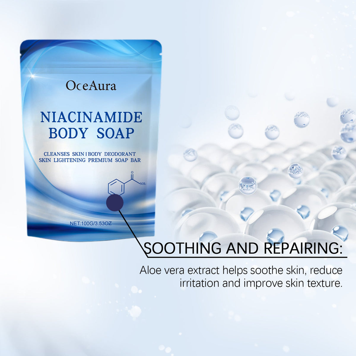 Niacinamide Body Soap for Brighter, Even-Toned Skin