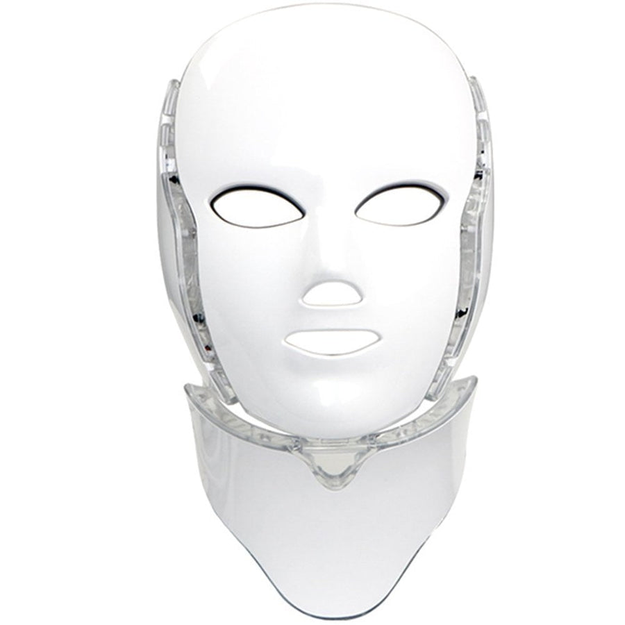 7-Color LED Face and Neck Mask for At-Home Skincare