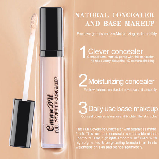 Full-Coverage Concealer Pen for Acne Marks & Dark Circles