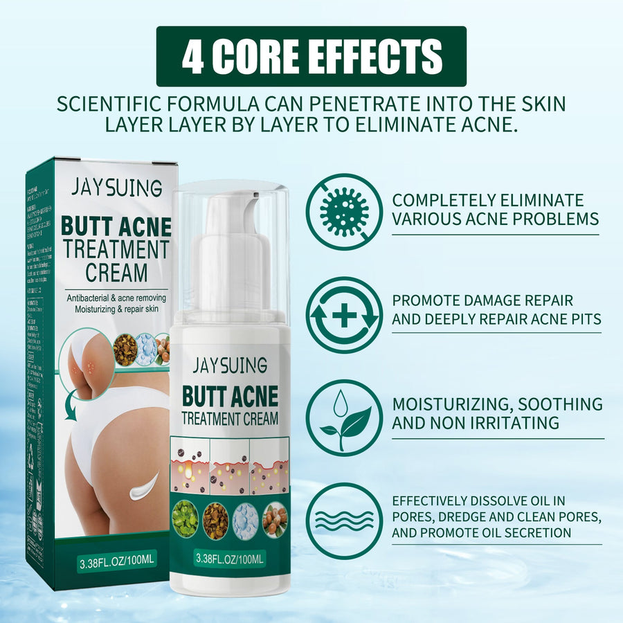 Butt Acne Cream for Smoother, Hydrated Body Skin Care
