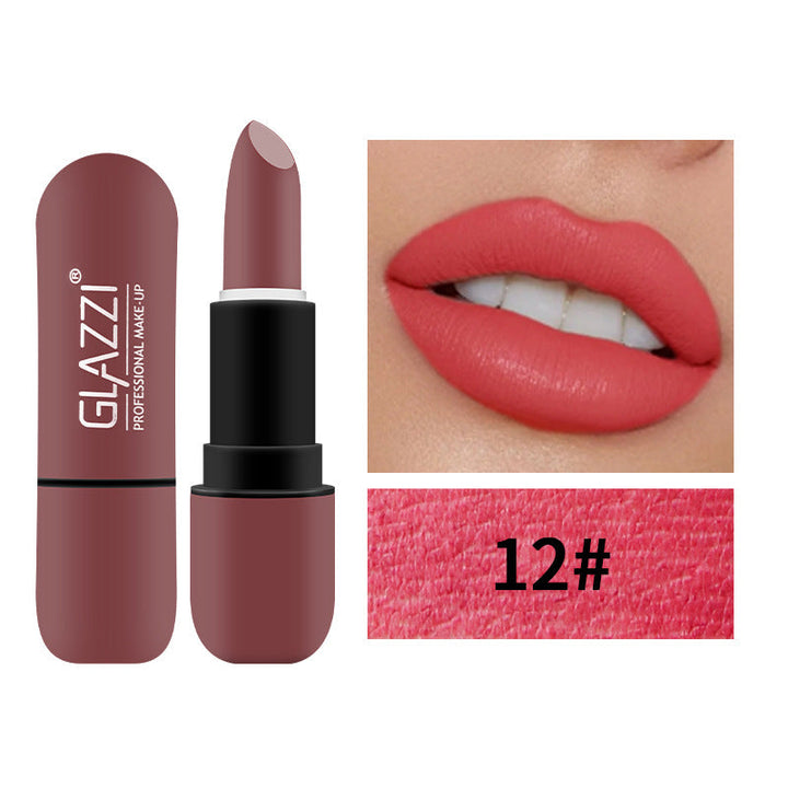 Velvet Matte Capsule Lipstick for Bold, Vivid Color