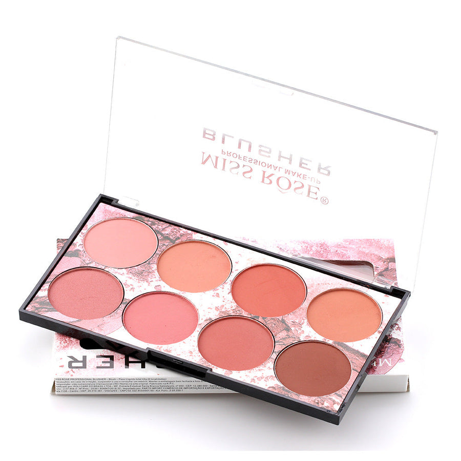Matte Blush Palette: 8 Natural Shades For Any Look