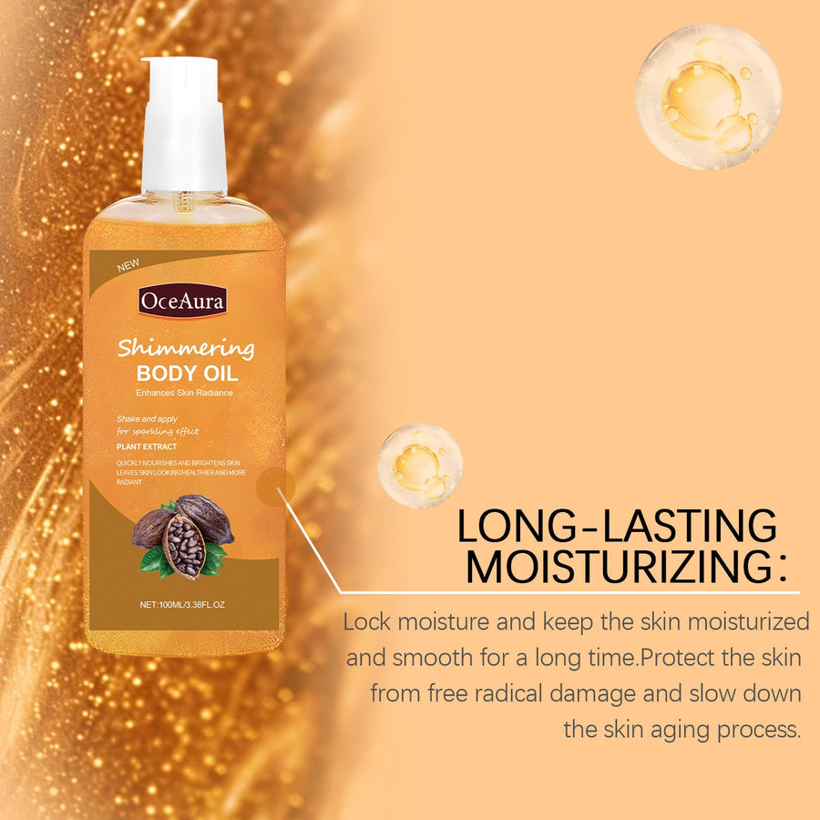 Shimmering Body Oil for Long-Lasting Radiant Skin