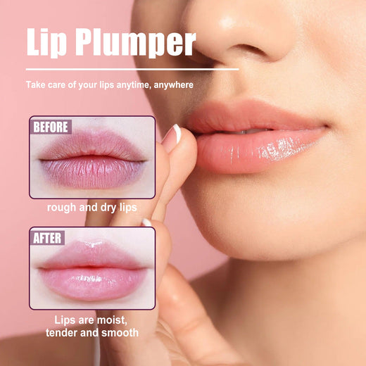 Lip Plumper Serum for Smooth, Fuller-Looking Glossy Lips