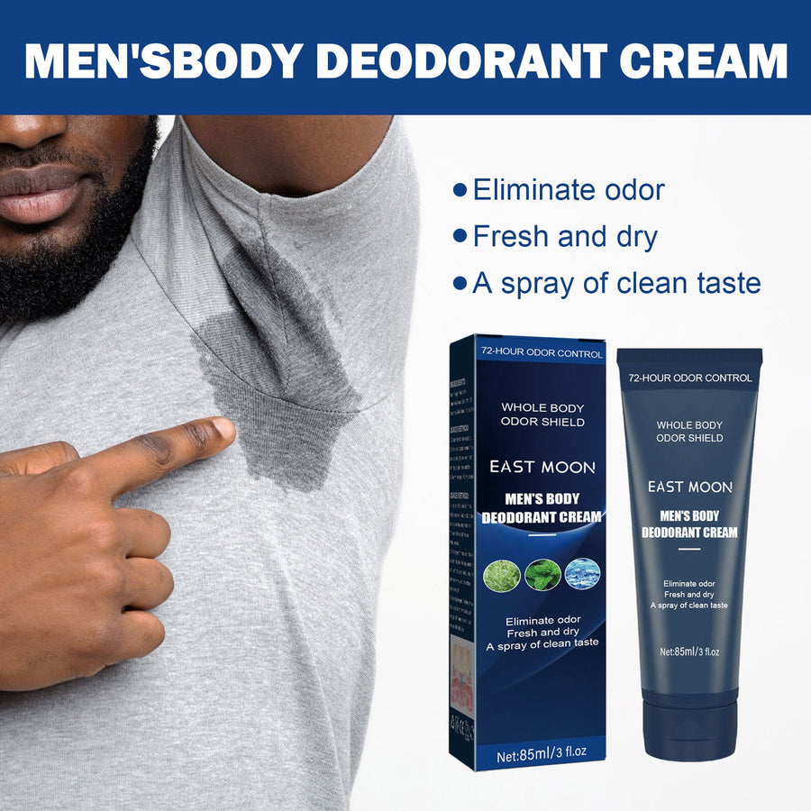 Men's 72-Hour Whole Body Deodorant Cream, Odor Shield