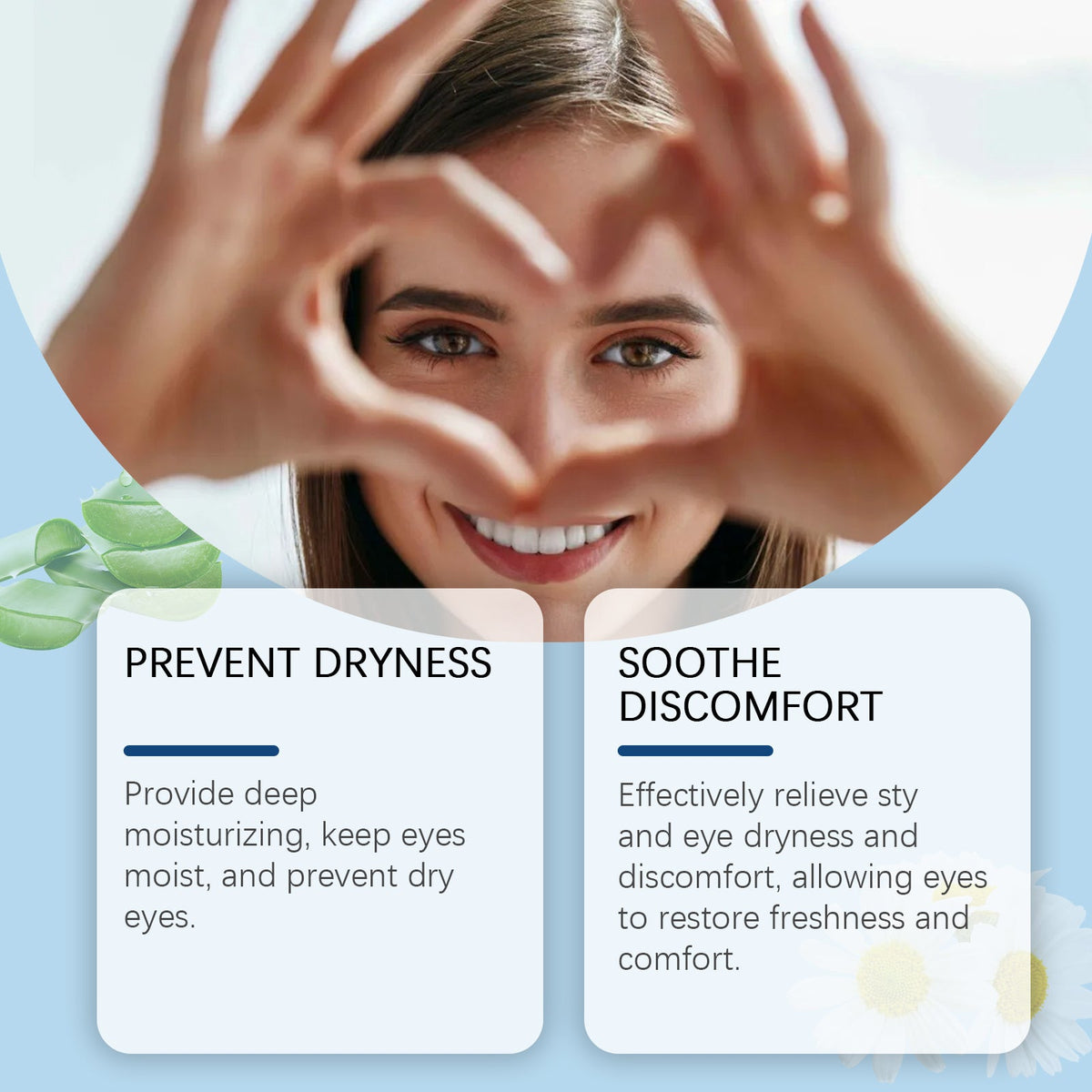 Herbal Eye Drops for Redness, Swelling & Itching Relief