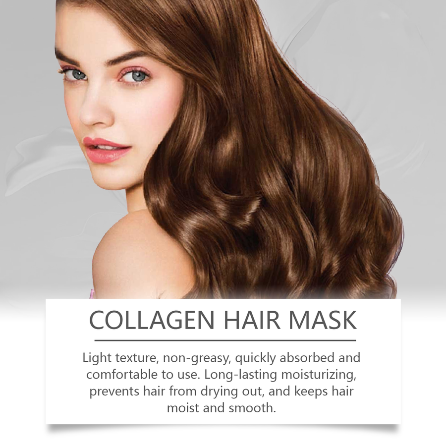 Collagen Hair Mask for Deep Moisture, Shine and Softness