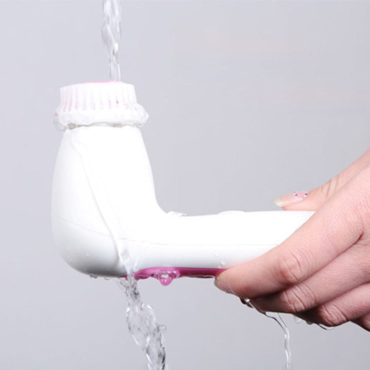 6-in-1 Electric Face Cleansing Brush — Acne & Blackhead