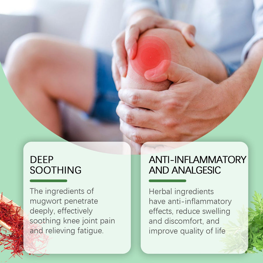 Wormwood Knee Pain Patch – Deep-Soothing Herbal Relief