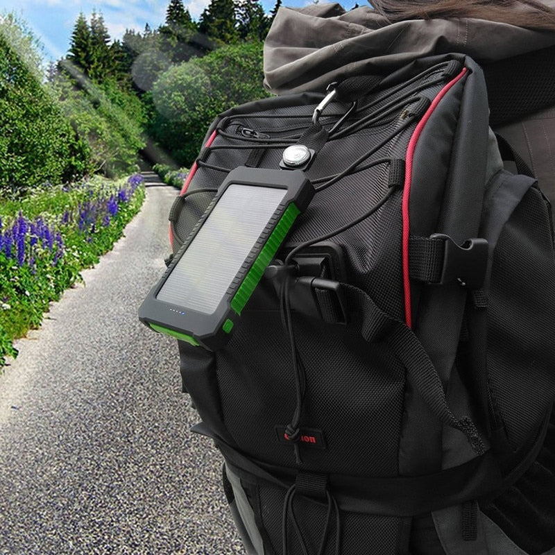 Solar Power Bank 20000mAh — Never Run Out of Power Outdoors