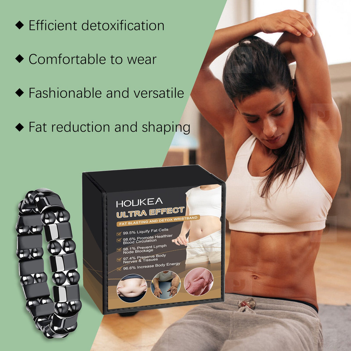 Magnetic Therapy Bracelet for Fat Reduction — Houkea Ultra