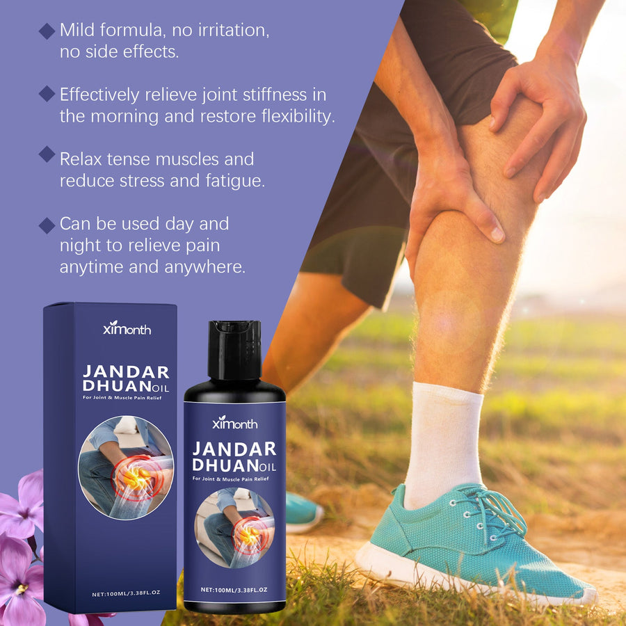 Pain Relief Massage Oil — Joint & Muscle Flexibility