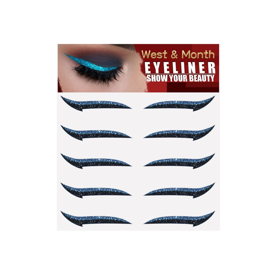 Self-Adhesive Eyeliner Stickers for Glitter Winged Eyes