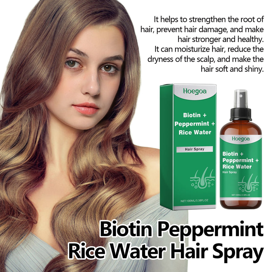 Biotin Hair Spray for Softer, Shinier-Looking Hair