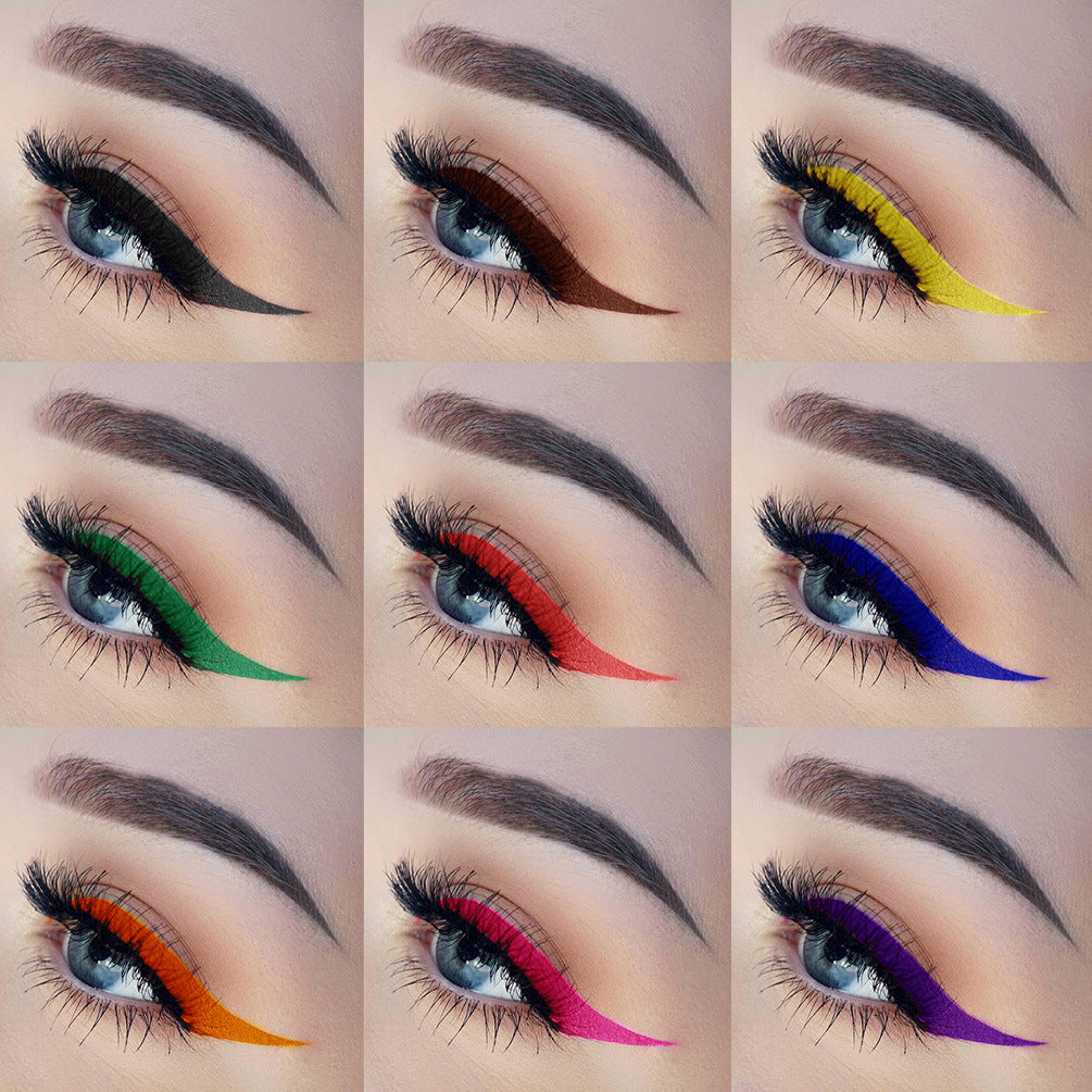 Colored Eyeliner Pens, 12 Vivid Shades for Graphic Eyes
