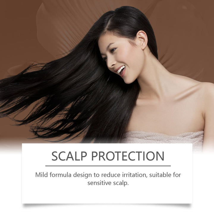 Herbal Black Hair Dye Gel for Gentle Gray Coverage