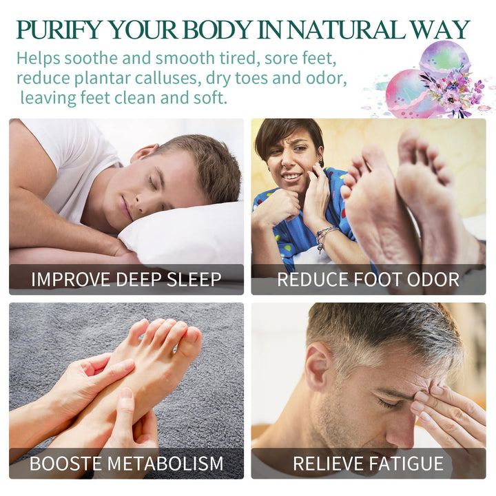 Ginger Foot Bath Ball Set for Cold, Odor & Sleep