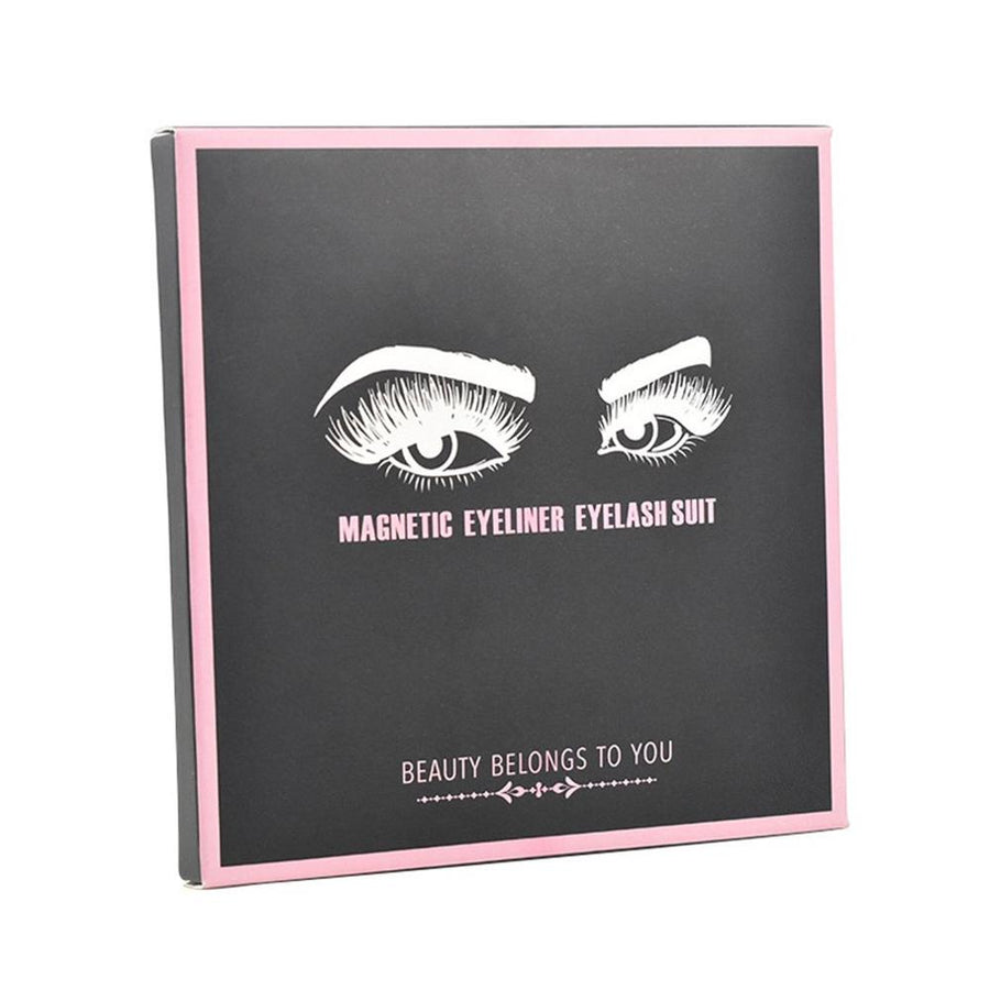 Magnetic False Eyelashes Set for Easy Glue-Free Glam