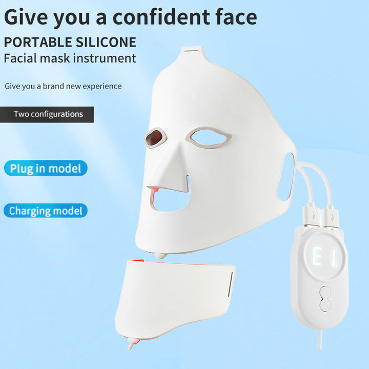 168 LED Photon Mask for Red Light Facial Therapy