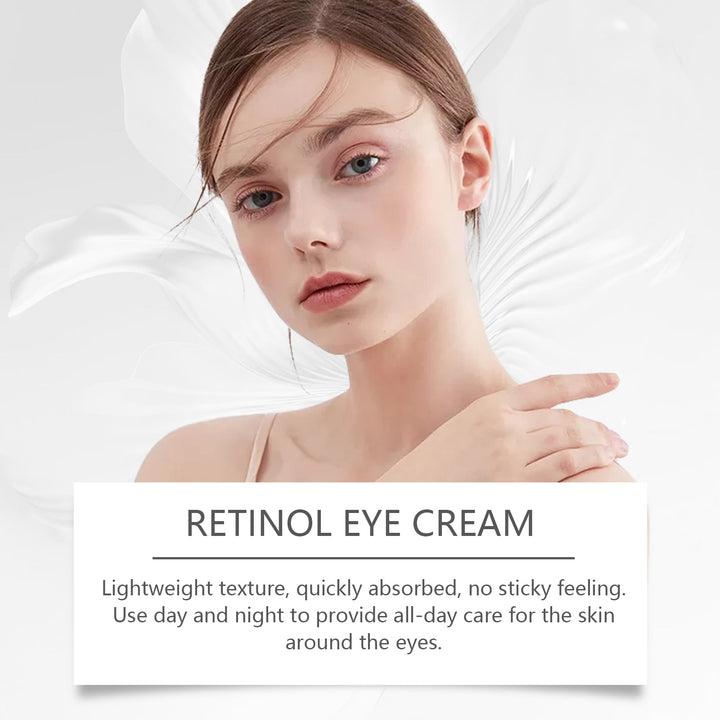 Retinol Eye Cream for Dark Circles, Puffiness & Lines