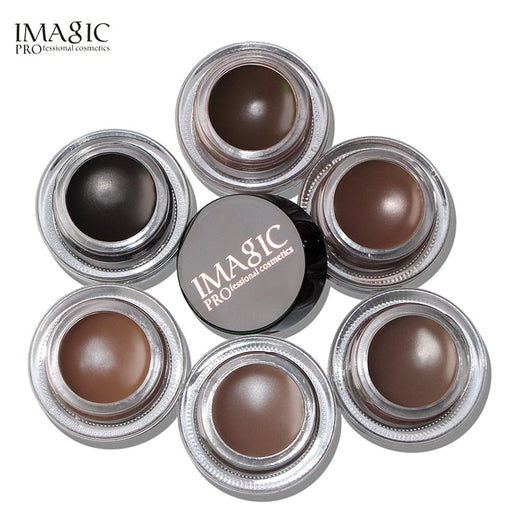 Eyebrow Gel Makeup with 6 Shades for Fuller Brows