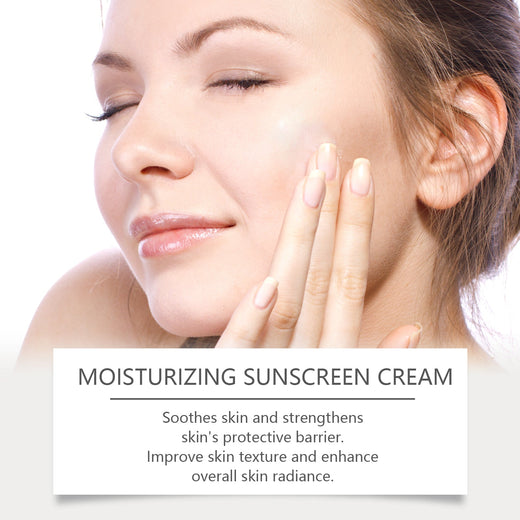 SPF50+ Moisturizing Sunscreen Cream with Rice Extract