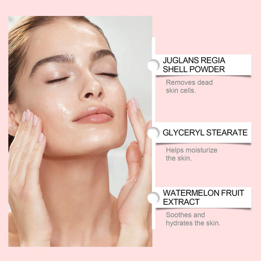 OceAura Watermelon Scrub - Gentle Daily Face Exfoliator