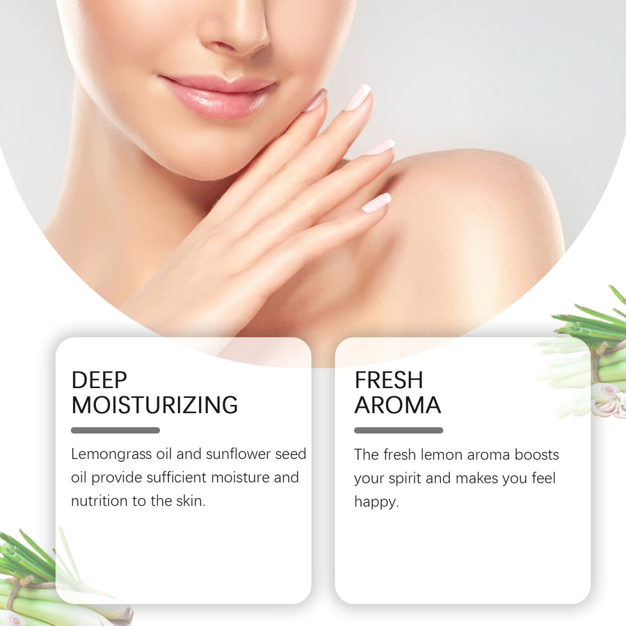 Lemongrass Body Oil for Deeply Nourished, Glowing Skin