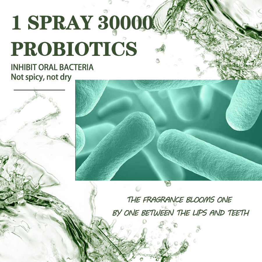Probiotic Mint Breath Spray — 30,000 Cultures per Pump